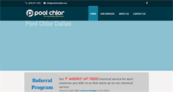 Desktop Screenshot of poolchlordallas.com